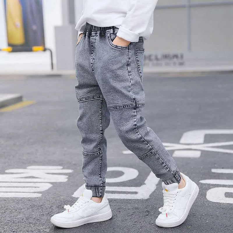 DIIMUU Kids Baby Boys Clothes Jeans Fashion Trousers Denim Pants 5-11 Years Children Wear Clothing Toddler Bottoms - Image 3