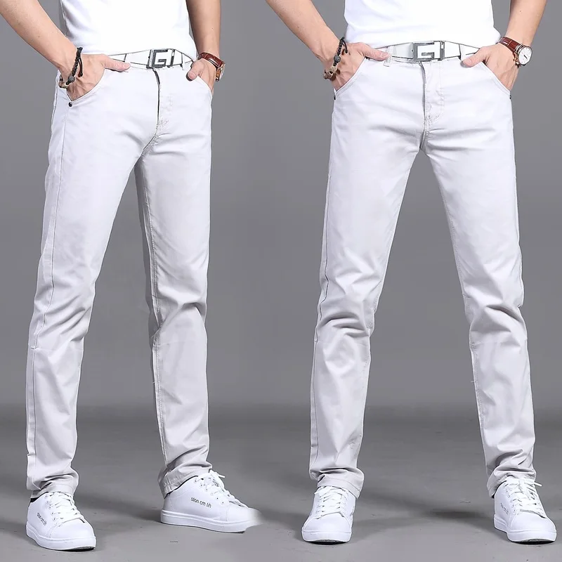 2024 Spring Autumn New Casual Pants Men Cotton Slim Fit Chinos Fashion Trousers Male Brand Clothing Plus Size 8 colour - Image 11