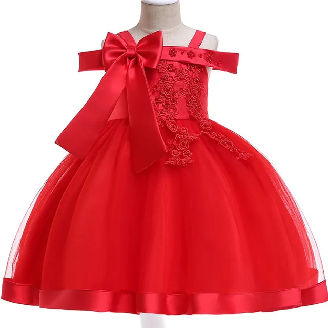 Elegant Girl Princess Dress Dots Bow 2021 Children Christmas Performance Show Costume Kids Dresses For Girls 2 4 8 10 Years - Image 20