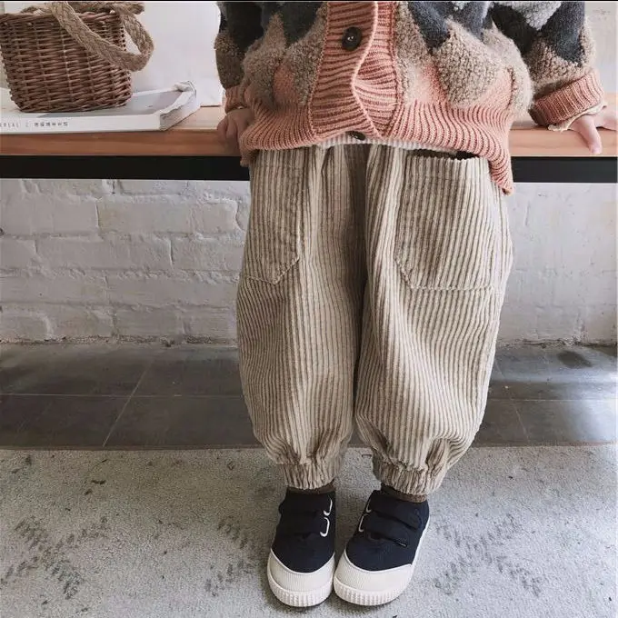 Boys' pants 2022 Spring and Autumn Baby autumn Clothes boys' Autumn pants Fashion Children's Cool Corduroy Casual pants - Image 10