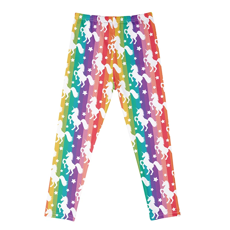 Kids Girls Leggings Casual Soft Comfortable Milk Silk Pants for Baby Girls Cartoon Printing Sports Pants Children Clohing 4-12Y - Image 12