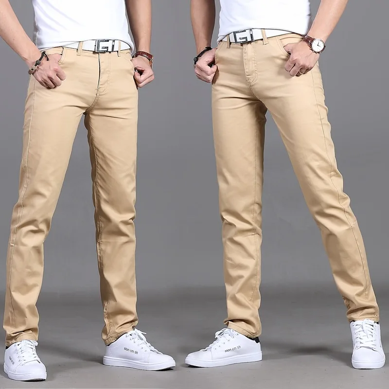 2024 Spring Autumn New Casual Pants Men Cotton Slim Fit Chinos Fashion Trousers Male Brand Clothing Plus Size 8 colour - Image 10