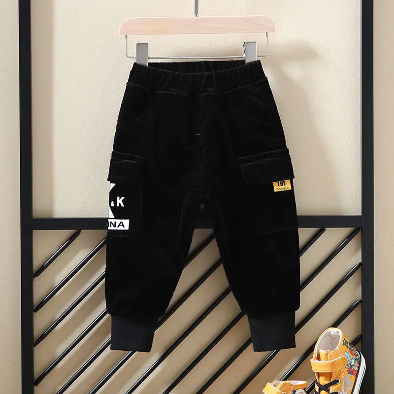 Boys' pants 2022 Spring and Autumn Baby autumn Clothes boys' Autumn pants Fashion Children's Cool Corduroy Casual pants - Image 18