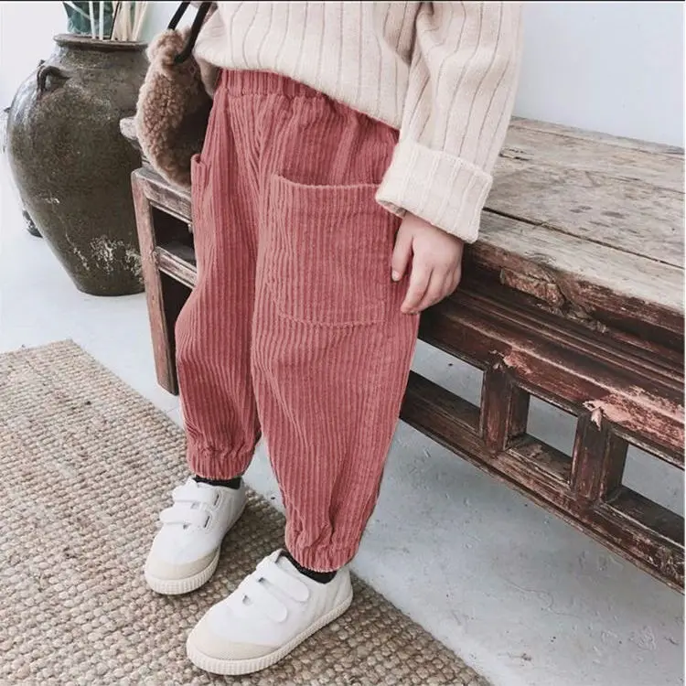 Boys' pants 2022 Spring and Autumn Baby autumn Clothes boys' Autumn pants Fashion Children's Cool Corduroy Casual pants - Image 7