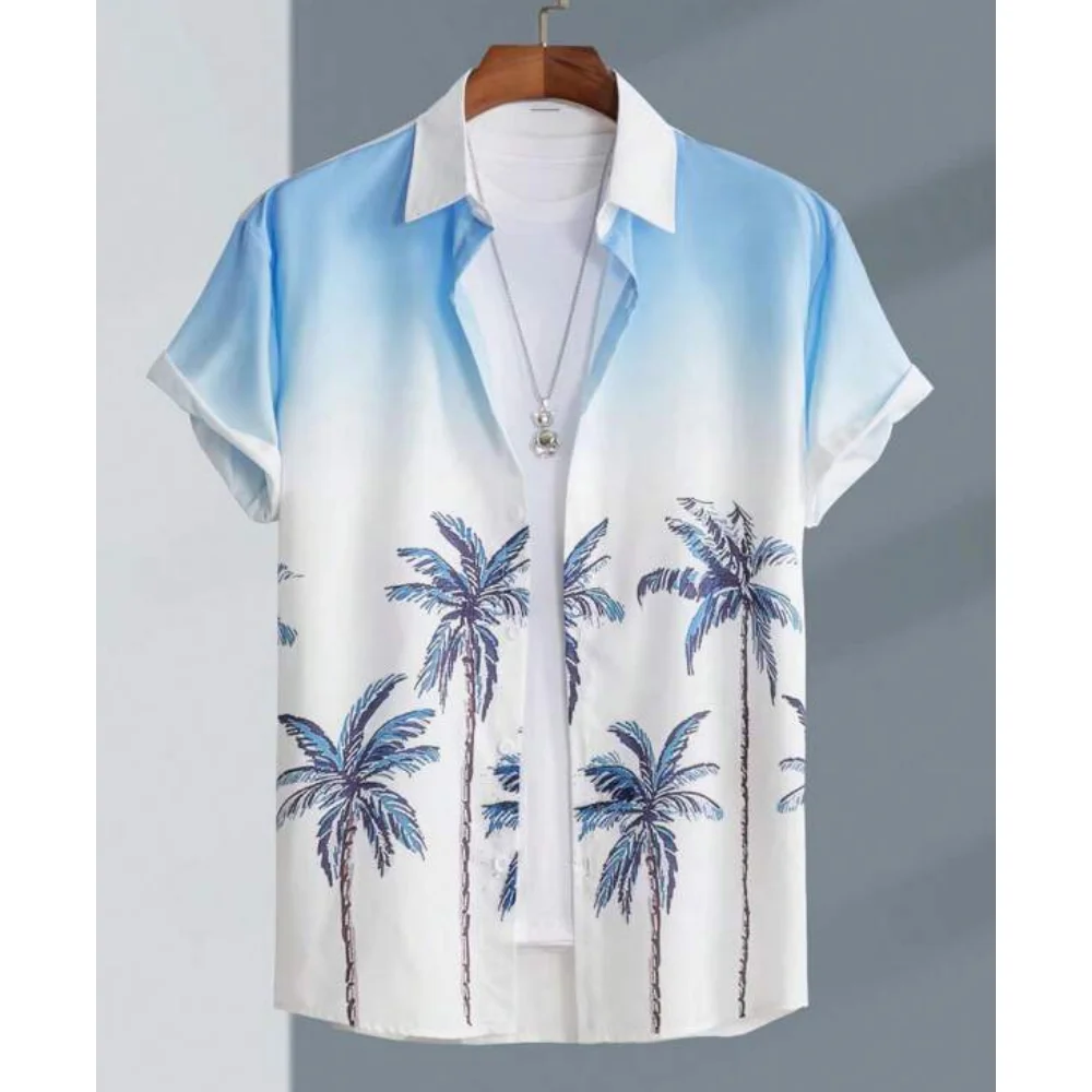 2025 Summer Animal Crane Men Hawaiian Shirt 3d Plant Shirt For Men Flower Print Plus Size Hawaiian Shirts Beach Flower Shirt 5xl - Image 17