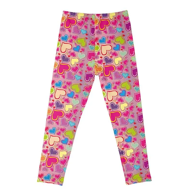 Kids Girls Leggings Casual Soft Comfortable Milk Silk Pants for Baby Girls Cartoon Printing Sports Pants Children Clohing 4-12Y - Image 19