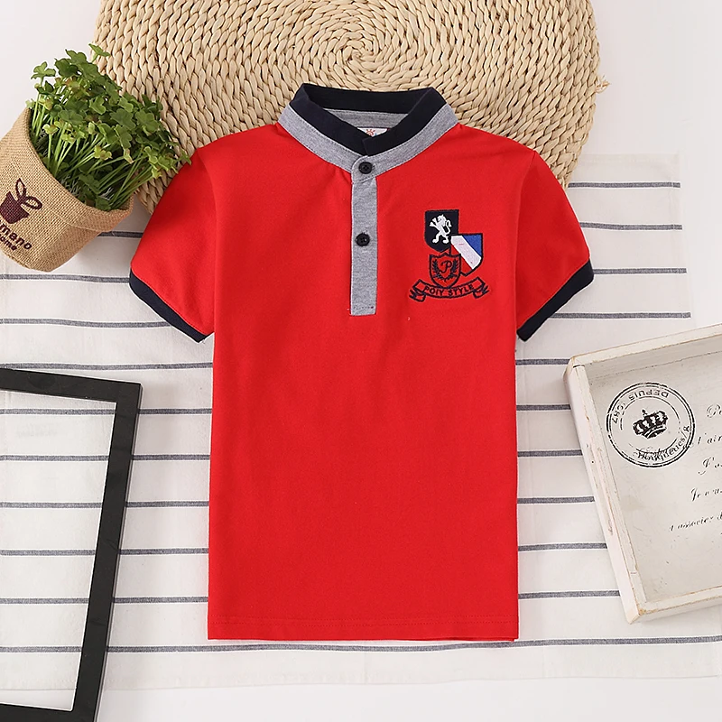 Baby Boy Polo Shirt Short Sleeve Kids Polo Shirts for Boys Collar Tops Tees Fashion Teen Shirt 2-14 Years Children Clothing - Image 7