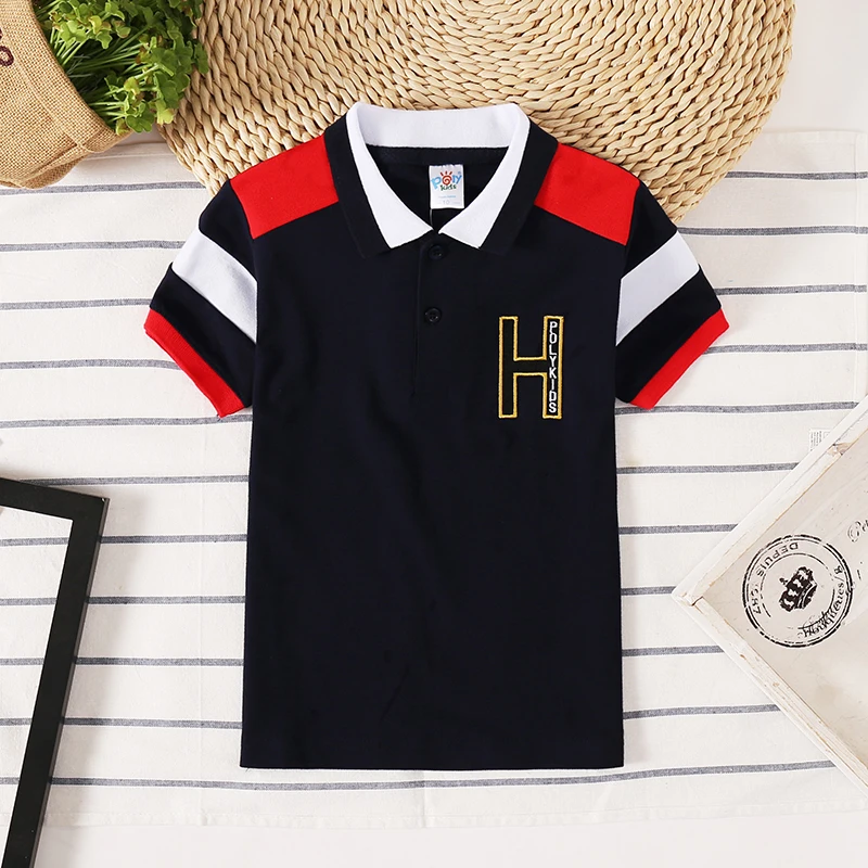Baby Boy Polo Shirt Short Sleeve Kids Polo Shirts for Boys Collar Tops Tees Fashion Teen Shirt 2-14 Years Children Clothing - Image 8