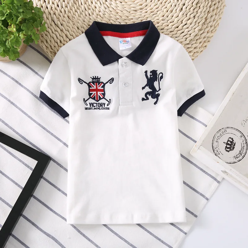 Baby Boy Polo Shirt Short Sleeve Kids Polo Shirts for Boys Collar Tops Tees Fashion Teen Shirt 2-14 Years Children Clothing - Image 16