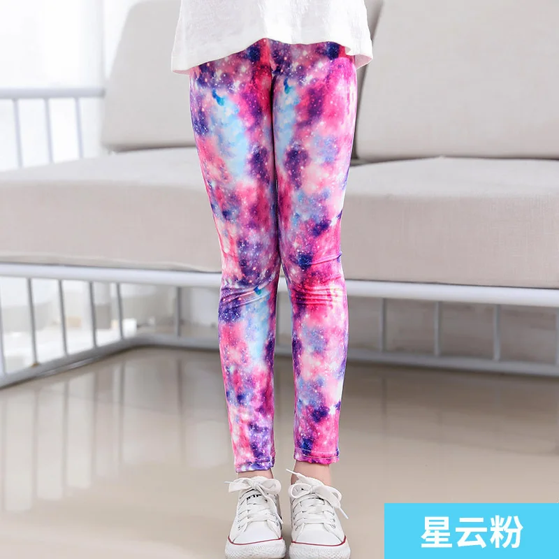 Baby Kids Skinny Slim Leggings Girl Floral Stretchy Pants Children Pants Leggings For Girl Clothes Casaul Wear 1 to 10 Years - Image 2