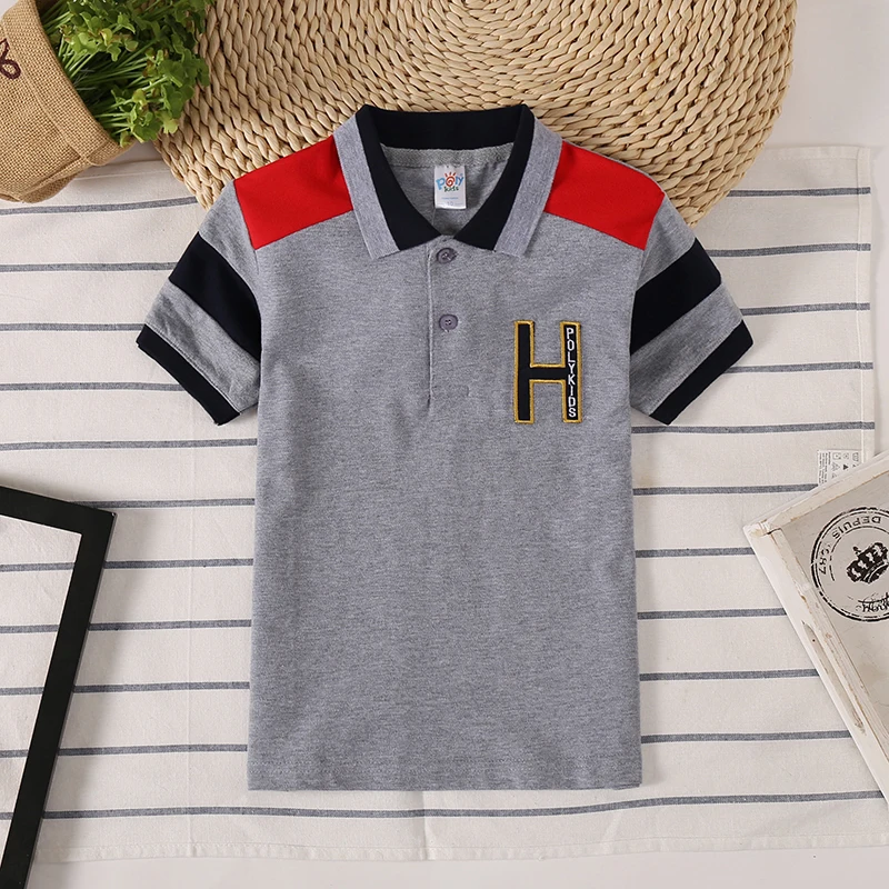 Baby Boy Polo Shirt Short Sleeve Kids Polo Shirts for Boys Collar Tops Tees Fashion Teen Shirt 2-14 Years Children Clothing - Image 25