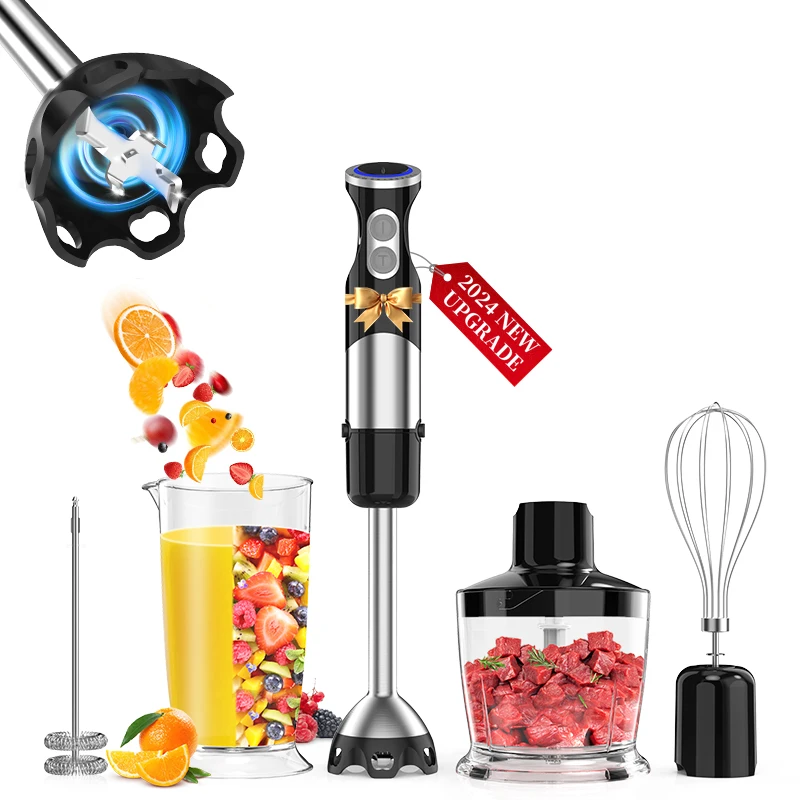 Immersion Blender 5-in-1 Handheld Blender - 1100-watt scratch-resistant blending stick for shakes, purees and smoothies - Image 7