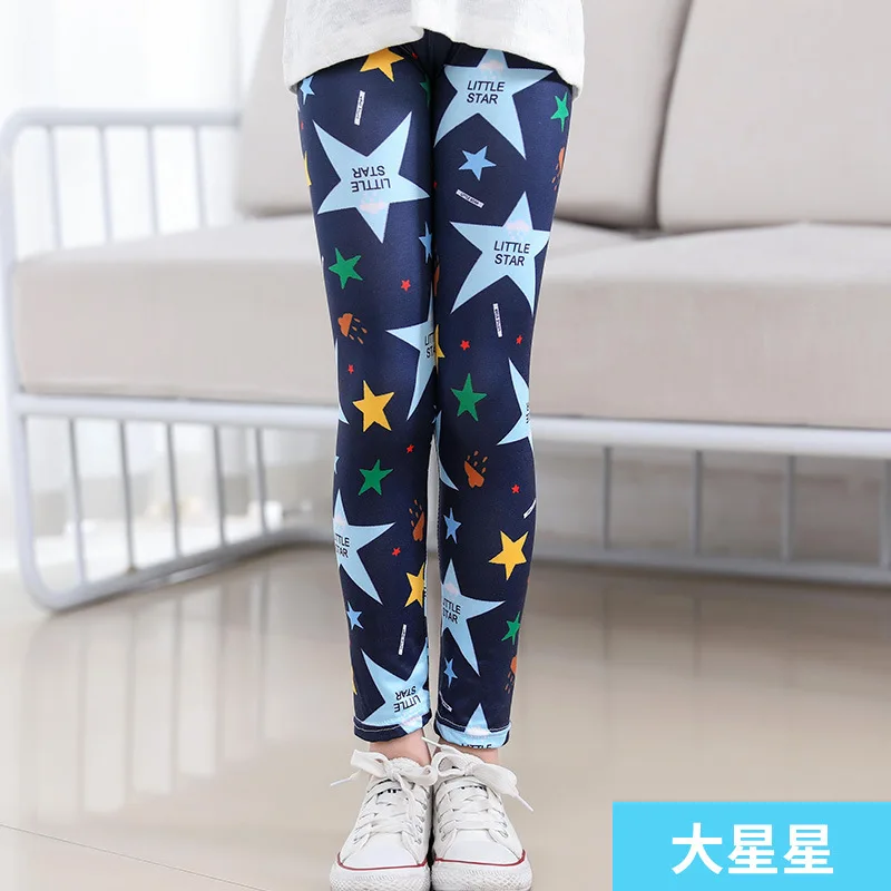 Baby Kids Skinny Slim Leggings Girl Floral Stretchy Pants Children Pants Leggings For Girl Clothes Casaul Wear 1 to 10 Years - Image 3