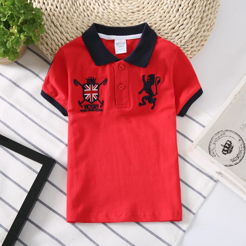 Baby Boy Polo Shirt Short Sleeve Kids Polo Shirts for Boys Collar Tops Tees Fashion Teen Shirt 2-14 Years Children Clothing - Image 24