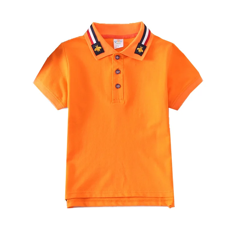 Baby Boy Polo Shirt Short Sleeve Kids Polo Shirts for Boys Collar Tops Tees Fashion Teen Shirt 2-14 Years Children Clothing - Image 3