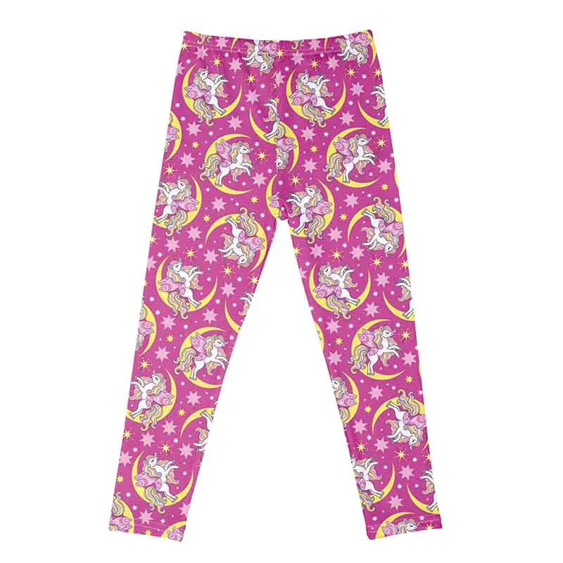 Kids Girls Leggings Casual Soft Comfortable Milk Silk Pants for Baby Girls Cartoon Printing Sports Pants Children Clohing 4-12Y - Image 27