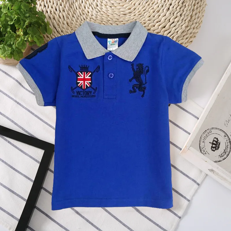 Baby Boy Polo Shirt Short Sleeve Kids Polo Shirts for Boys Collar Tops Tees Fashion Teen Shirt 2-14 Years Children Clothing - Image 21