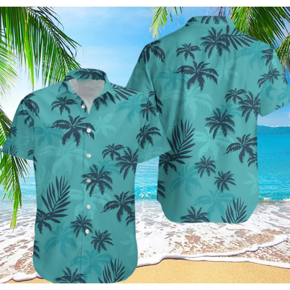 2025 Summer Animal Crane Men Hawaiian Shirt 3d Plant Shirt For Men Flower Print Plus Size Hawaiian Shirts Beach Flower Shirt 5xl - Image 14