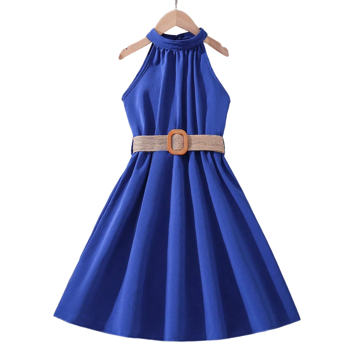 Girls Dress Hanging Neck Waist Dresses Teens Casual Fashion Dress for 8 9 10 11 12 Years Old Children Clothes - Image 10