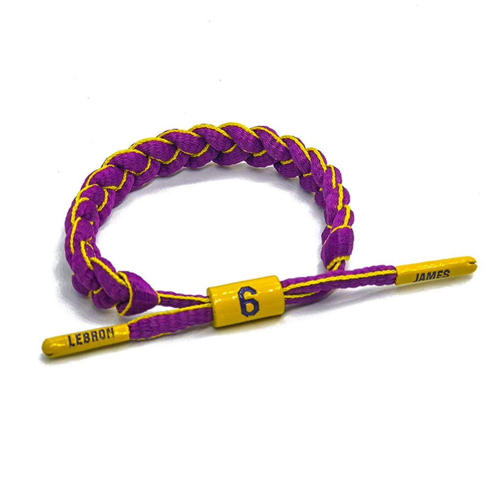 Basketball Star Braided Bracelet Sport Wristband Basketball Rope Pull Type Bracelet Gift for Men Boy Friend Fans - Image 12