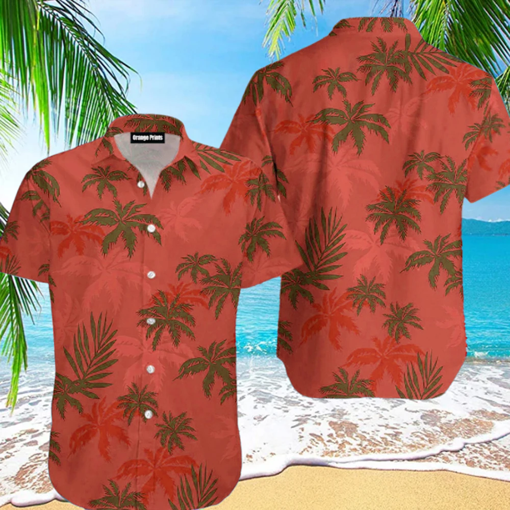 2025 Summer Animal Crane Men Hawaiian Shirt 3d Plant Shirt For Men Flower Print Plus Size Hawaiian Shirts Beach Flower Shirt 5xl - Image 7