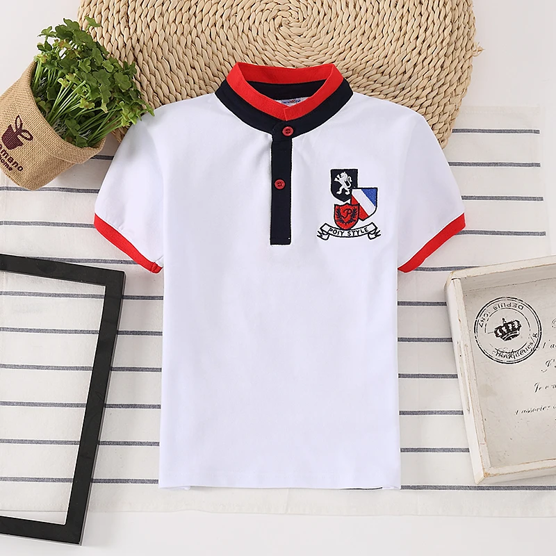 Baby Boy Polo Shirt Short Sleeve Kids Polo Shirts for Boys Collar Tops Tees Fashion Teen Shirt 2-14 Years Children Clothing - Image 9