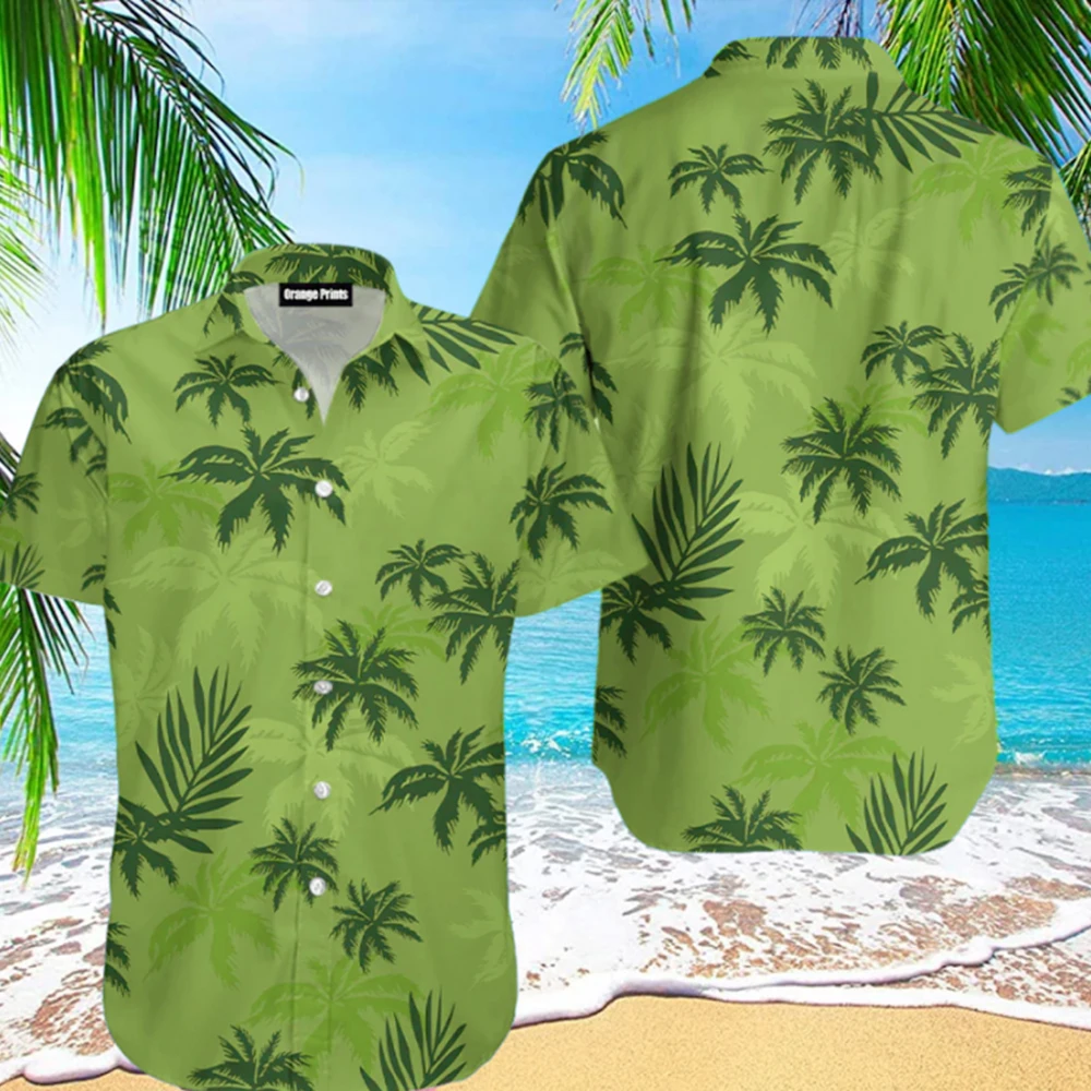 2025 Summer Animal Crane Men Hawaiian Shirt 3d Plant Shirt For Men Flower Print Plus Size Hawaiian Shirts Beach Flower Shirt 5xl - Image 10
