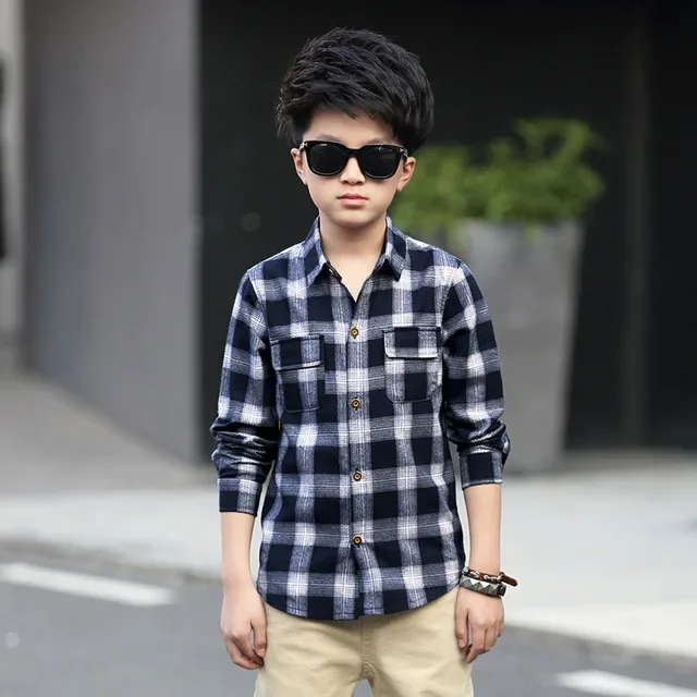 2024 Teenager Kids Boys Clothes Children Shirts Fashion School Casual Tops Cotton Boys Shirts 5 6 7 8 9 10 11 12 13 14 15 Years - Image 6