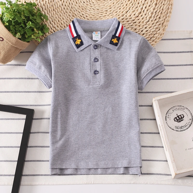 Baby Boy Polo Shirt Short Sleeve Kids Polo Shirts for Boys Collar Tops Tees Fashion Teen Shirt 2-14 Years Children Clothing - Image 14