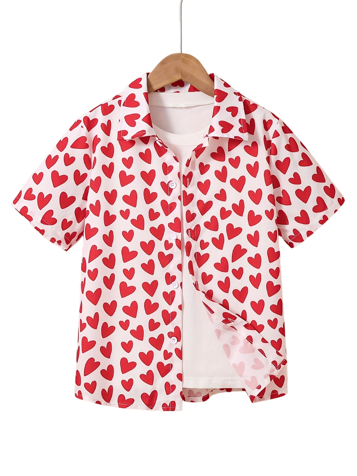 2024 Kids Clothes Cartoon Beach Print Boys Creative Shirt Casual Short Sleeve Tops Boys Clothes for Summer Children's Blouse - Image 6