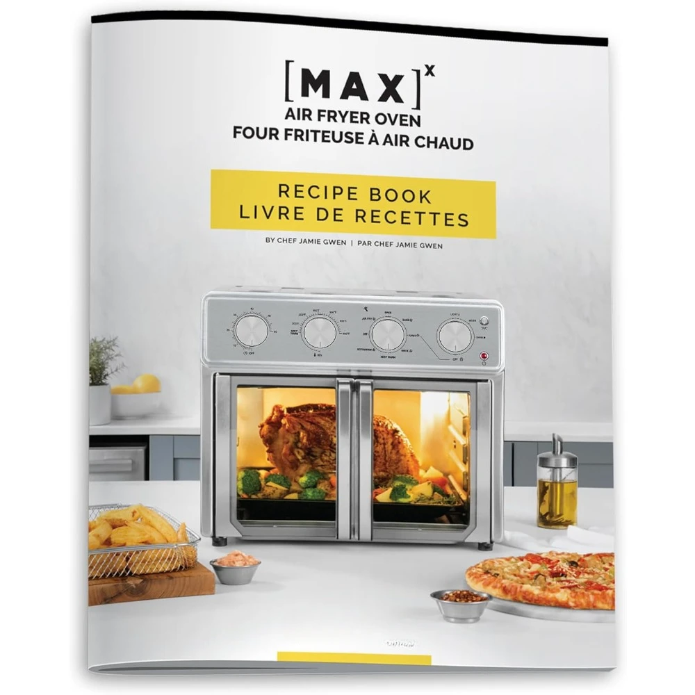 Air Fryer Oven, 26 Quart 9-in-1 Countertop Toaster Oven and Air Fryer Combo 7 Easy-to-Clean Accessories, 1700W, Stainless Steel - Image 2