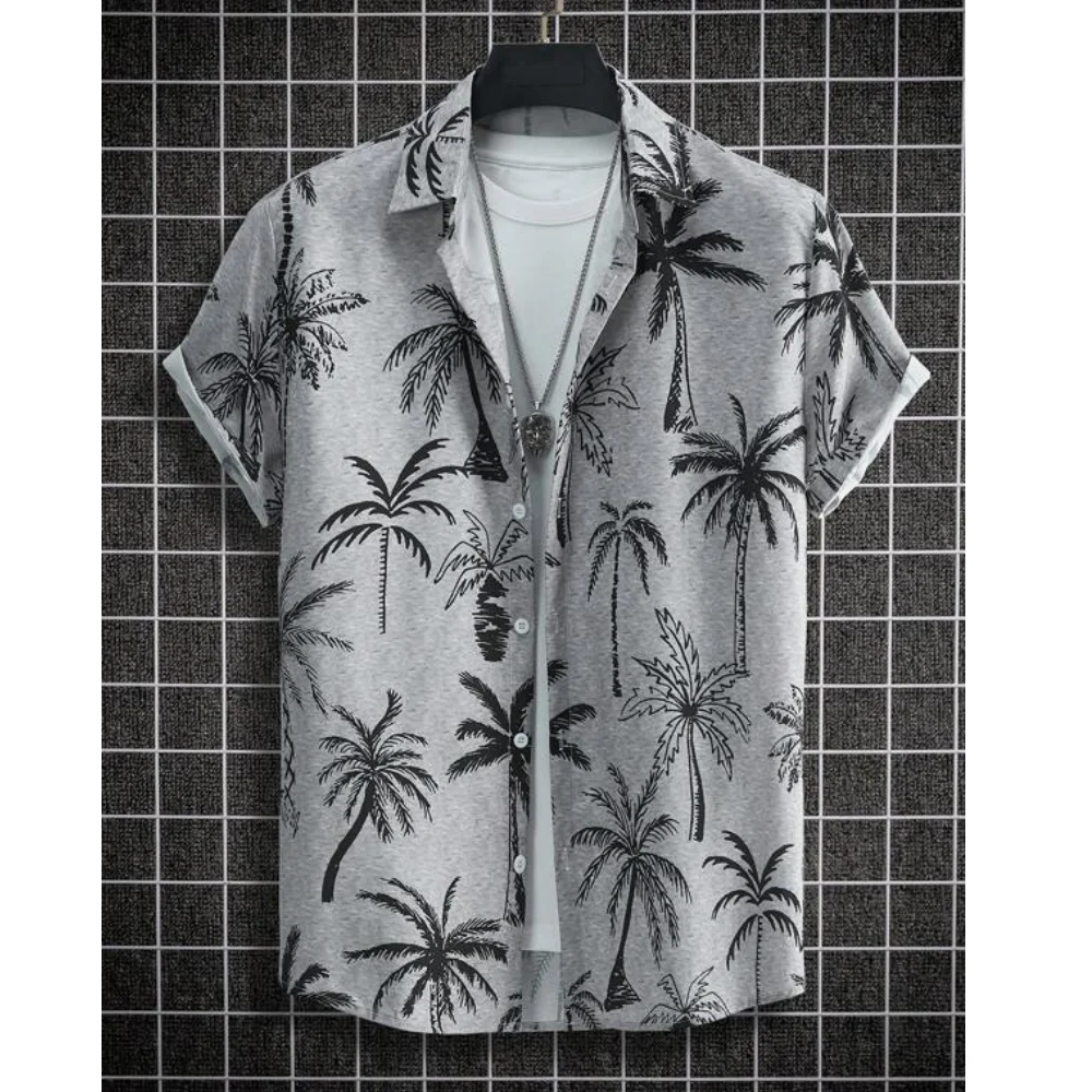 2025 Summer Animal Crane Men Hawaiian Shirt 3d Plant Shirt For Men Flower Print Plus Size Hawaiian Shirts Beach Flower Shirt 5xl - Image 18