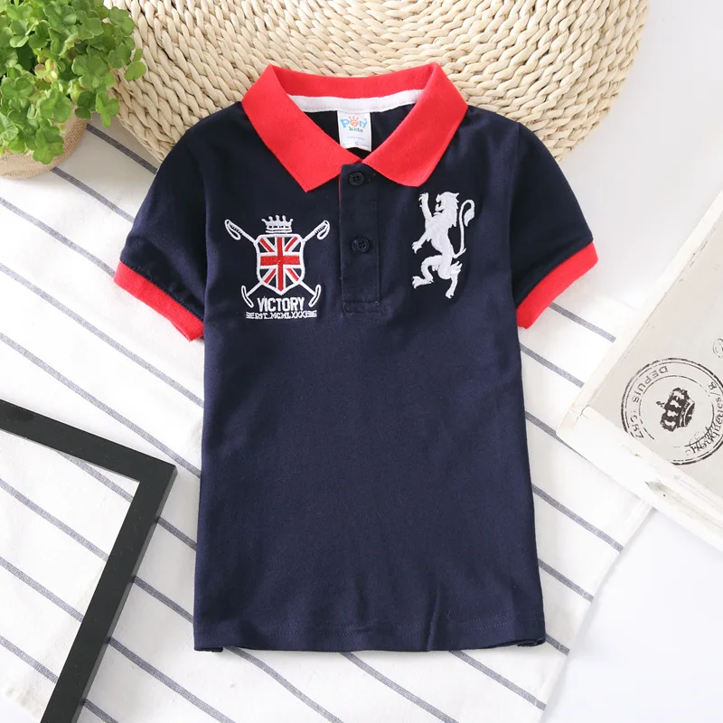 Baby Boy Polo Shirt Short Sleeve Kids Polo Shirts for Boys Collar Tops Tees Fashion Teen Shirt 2-14 Years Children Clothing - Image 23