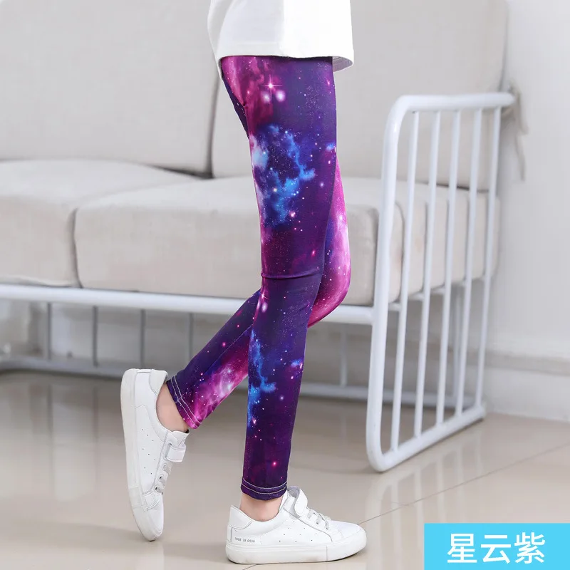 Girls Leggings for Outdoor Travel Clothes Girls Pants Student Casual Wear Customizable Stylish Computer Printing For 2-10 Years - Image 10