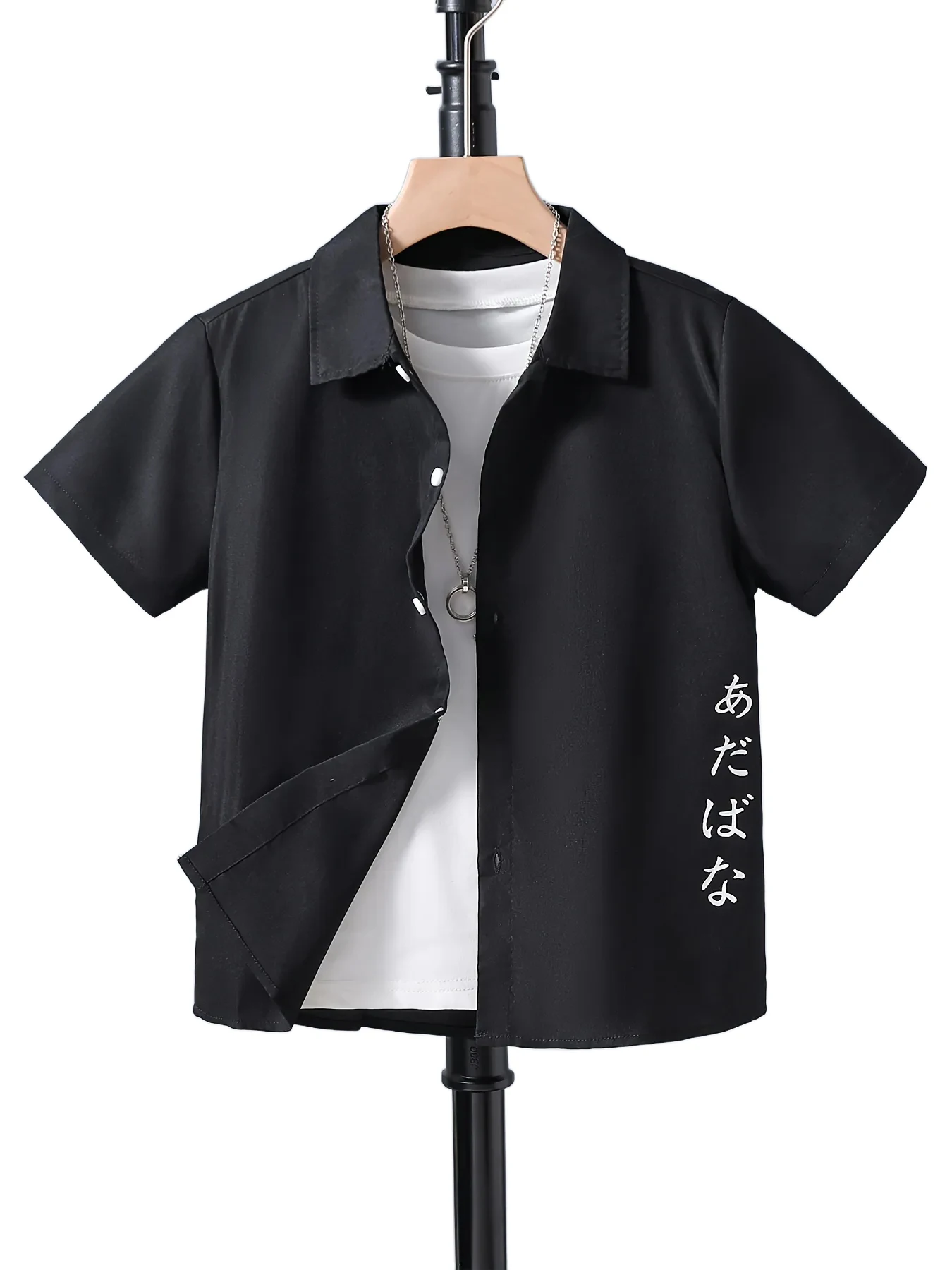 2024 Kids Clothes Cartoon Beach Print Boys Creative Shirt Casual Short Sleeve Tops Boys Clothes for Summer Children's Blouse - Image 3