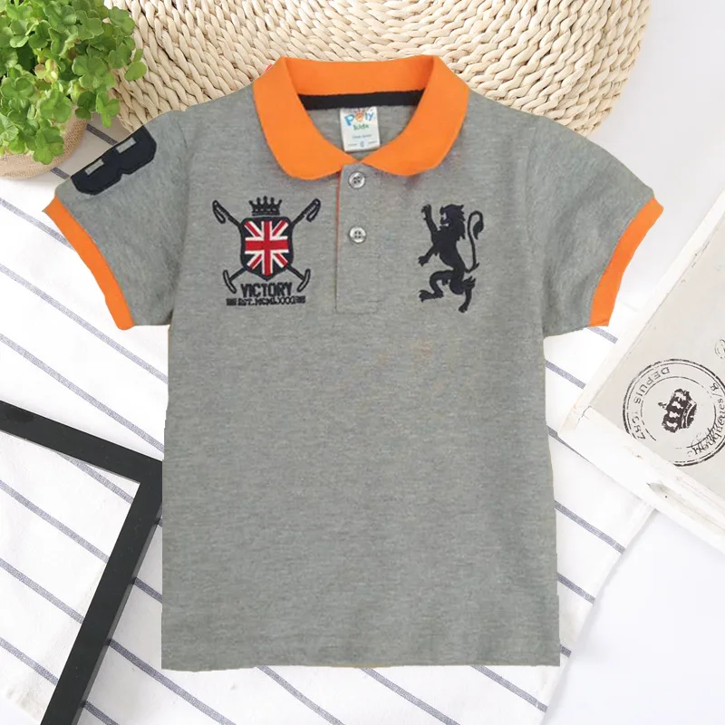Baby Boy Polo Shirt Short Sleeve Kids Polo Shirts for Boys Collar Tops Tees Fashion Teen Shirt 2-14 Years Children Clothing - Image 22