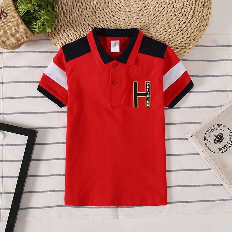 Baby Boy Polo Shirt Short Sleeve Kids Polo Shirts for Boys Collar Tops Tees Fashion Teen Shirt 2-14 Years Children Clothing - Image 19