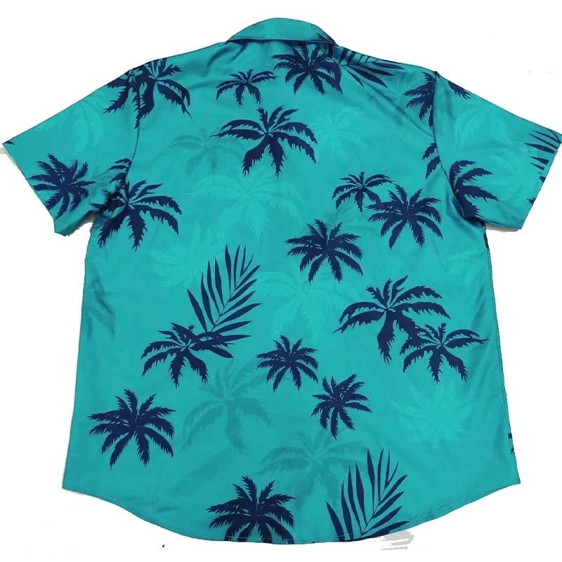 2025 Summer Animal Crane Men Hawaiian Shirt 3d Plant Shirt For Men Flower Print Plus Size Hawaiian Shirts Beach Flower Shirt 5xl - Image 3