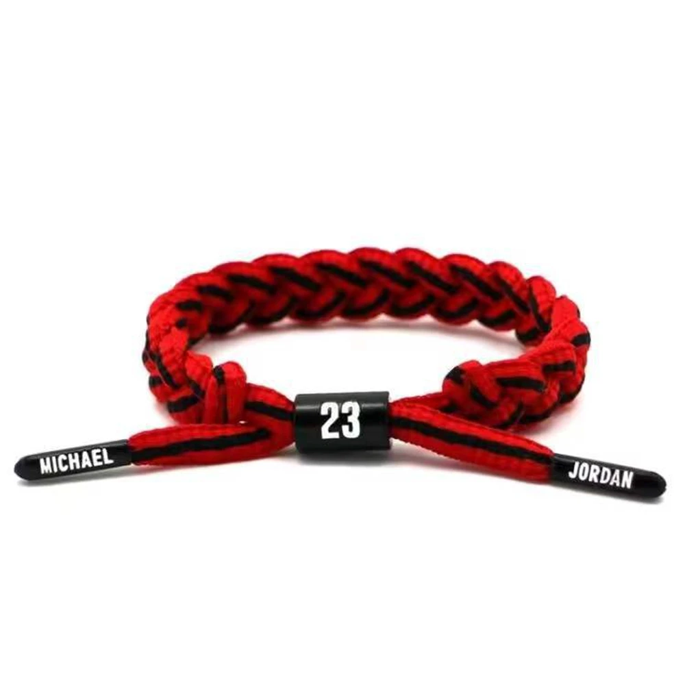 Basketball Star Braided Bracelet Sport Wristband Basketball Rope Pull Type Bracelet Gift for Men Boy Friend Fans - Image 22