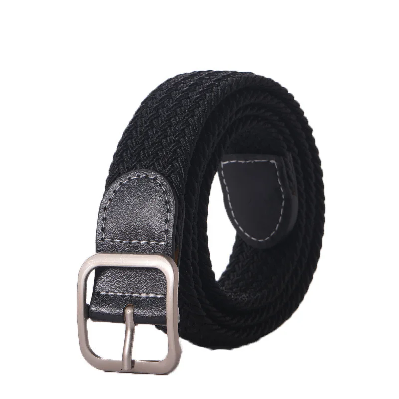 Elastic Belt For Woman Canvas Stretch Belts Solid Color High Quality Webbing Ladies Tactical Fashion Casual Jeans Strap DT050 - Image 13