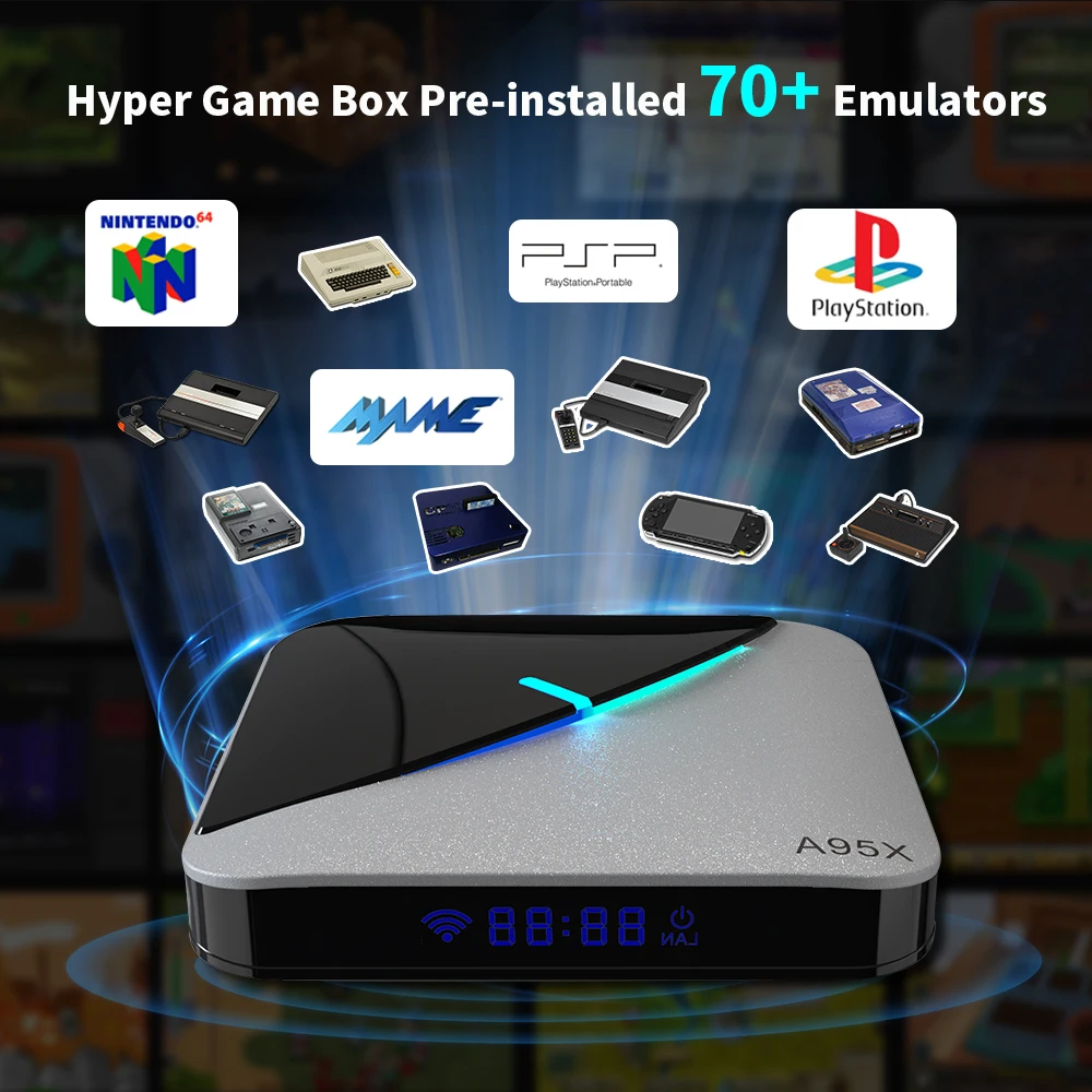 Retro WiFi Video Game Console For PS1/PSP/N64/DC/SS/NDS/MAME 70+Emulators Video Game Players 4K HD TV/Game Box With 50000+Games - Image 3