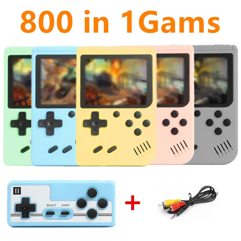 Portable Retro Mini Video Game Console 8-Bit Handheld Game Player Built-in 800 games AV Out Game Console Gameboy 3.0 inch Screen - Image 2