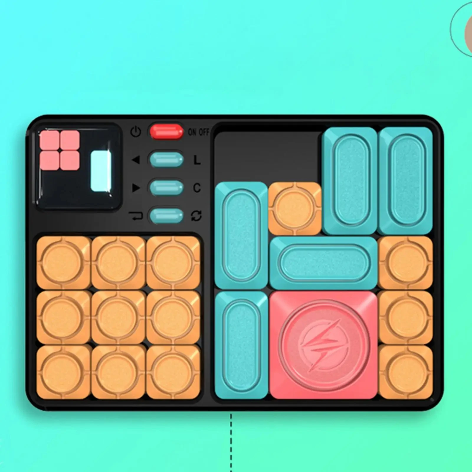 Super Slide Huarong Road Smart Sensor Game 500+ Levelled Challenge Learning Puzzle Interactive Toys Smart clearance sensor - Image 5