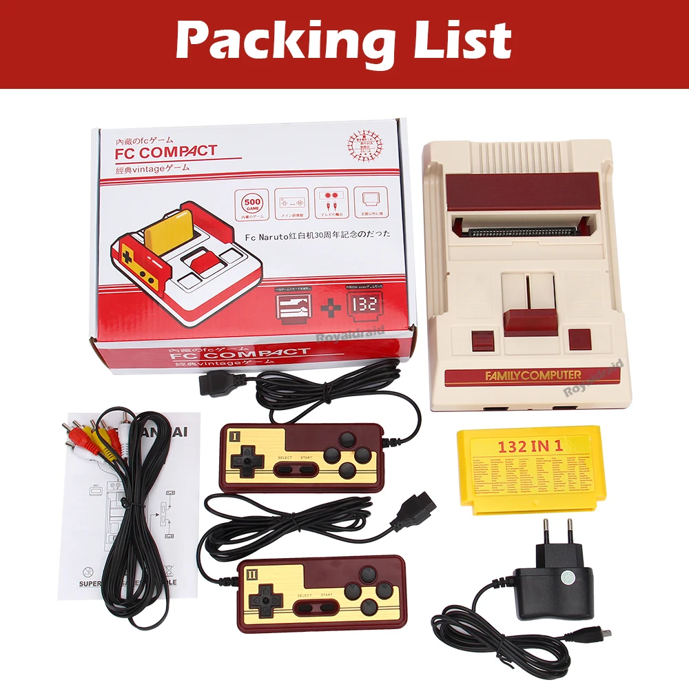 8 Bit Video Game Console Built in 500 Classic Games Family Computer TV Game Console Support Game Cartridge For FC Retro Gaming - Image 6