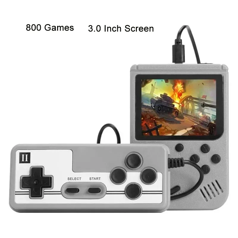 Portable Retro Mini Video Game Console 8-Bit Handheld Game Player Built-in 800 games AV Out Game Console Gameboy 3.0 inch Screen - Image 10