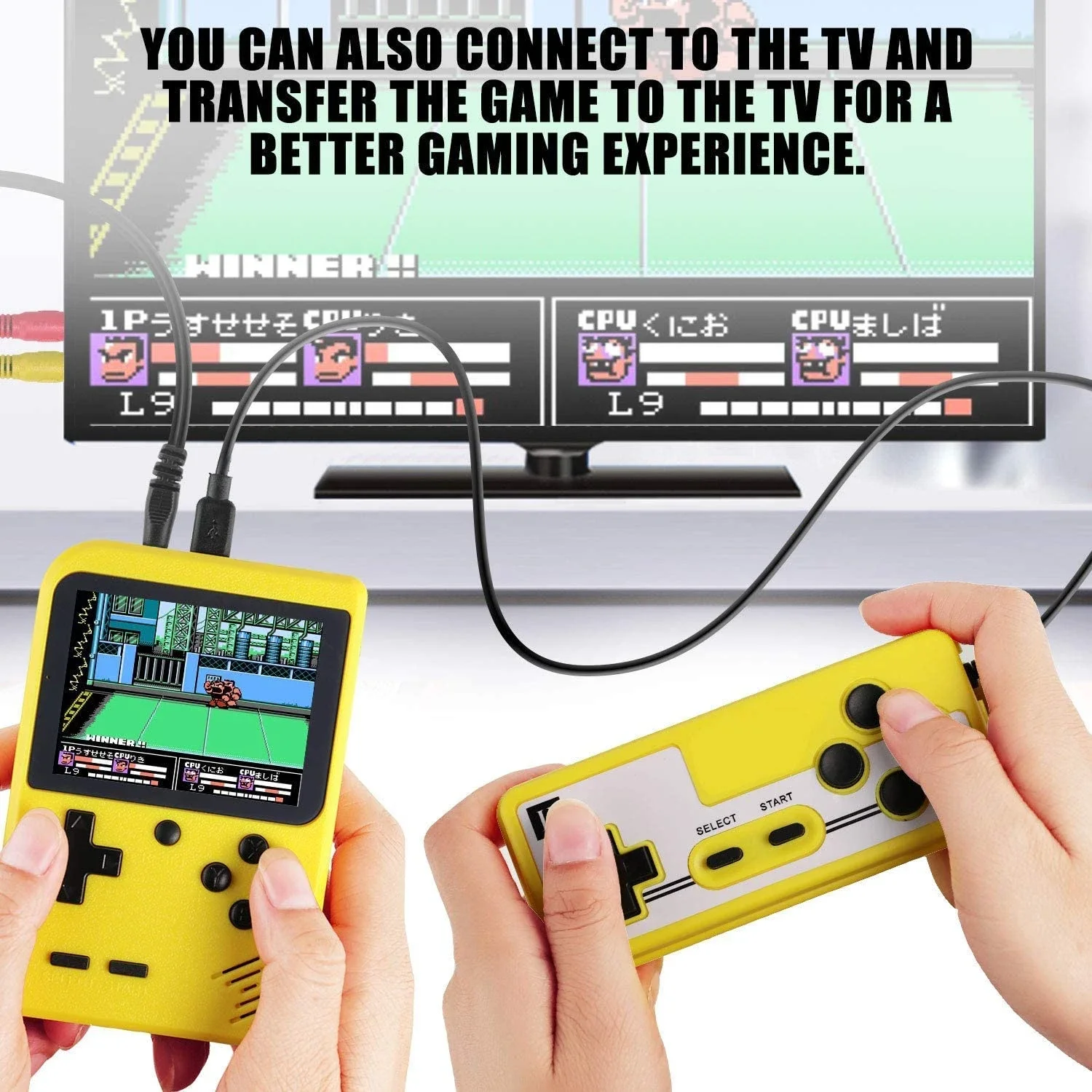 Portable Retro Mini Video Game Console 8-Bit Handheld Game Player Built-in 800 games AV Out Game Console Gameboy 3.0 inch Screen - Image 5